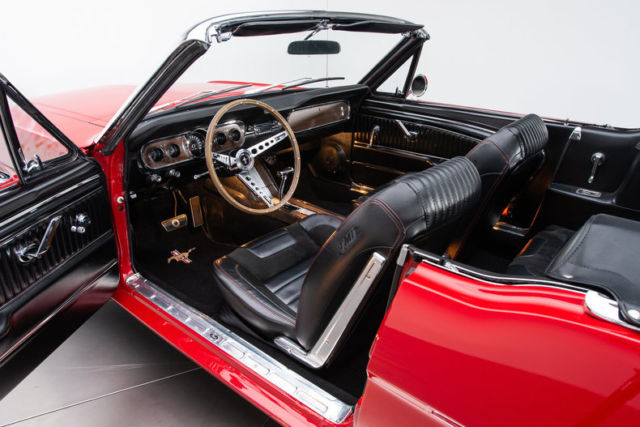 1966 Red Ford Mustang Convertible
