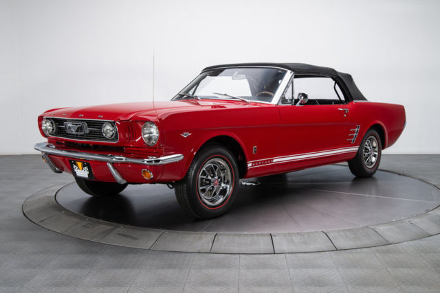 1966 Red Ford Mustang Convertible