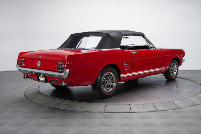 1966 Red Ford Mustang Convertible