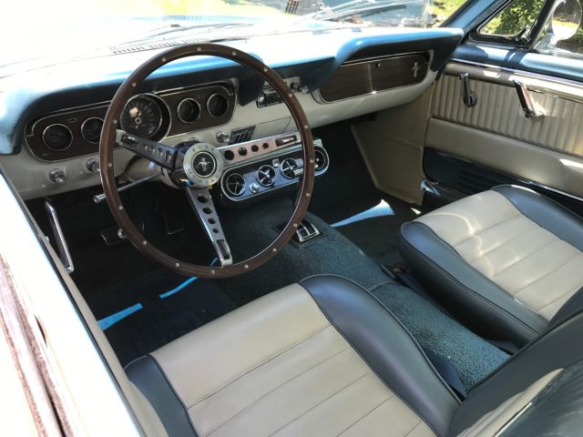 1966 Silver Blue Metallic Ford Mustang Fastback Coupe