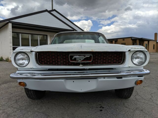 1966 White Ford Mustang Coupe