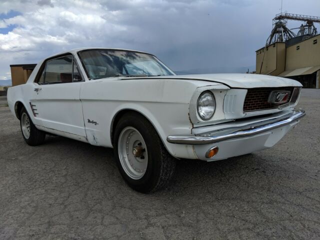 1966 White Ford Mustang Coupe