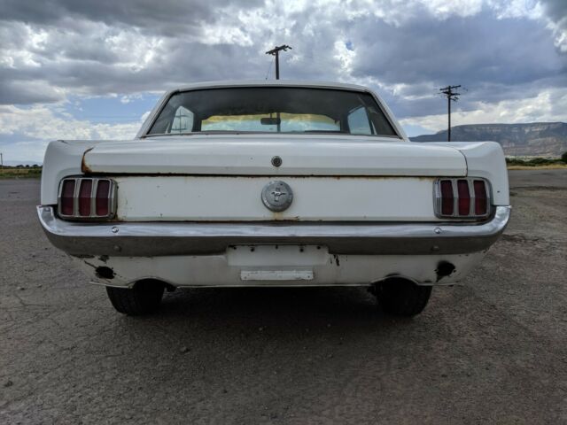 1966 White Ford Mustang Coupe