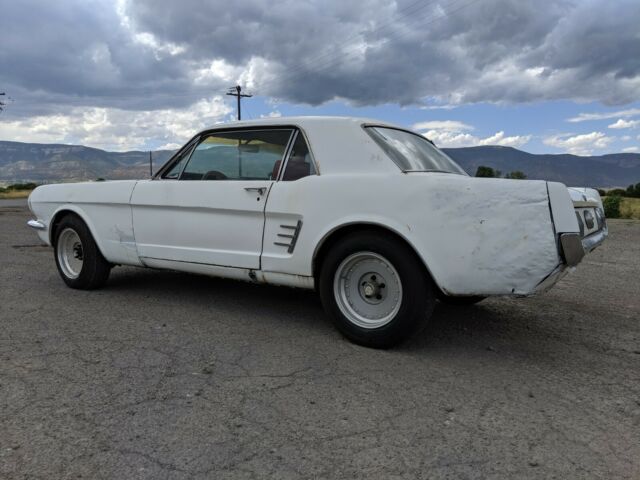 1966 White Ford Mustang Coupe
