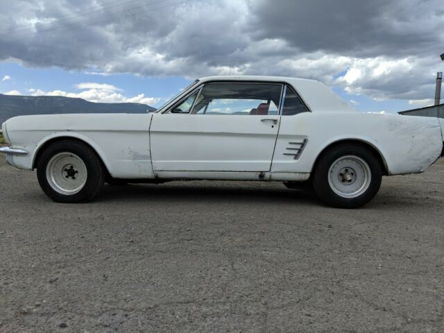 1966 White Ford Mustang Coupe