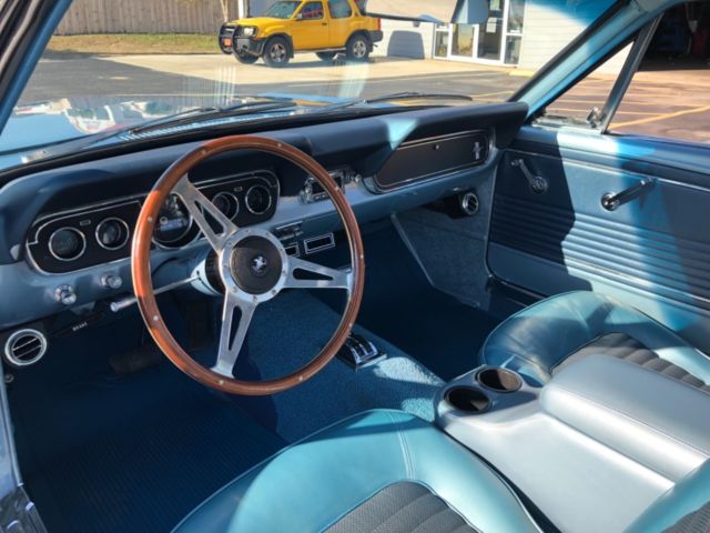 1966 Blue Ford Mustang Coupe
