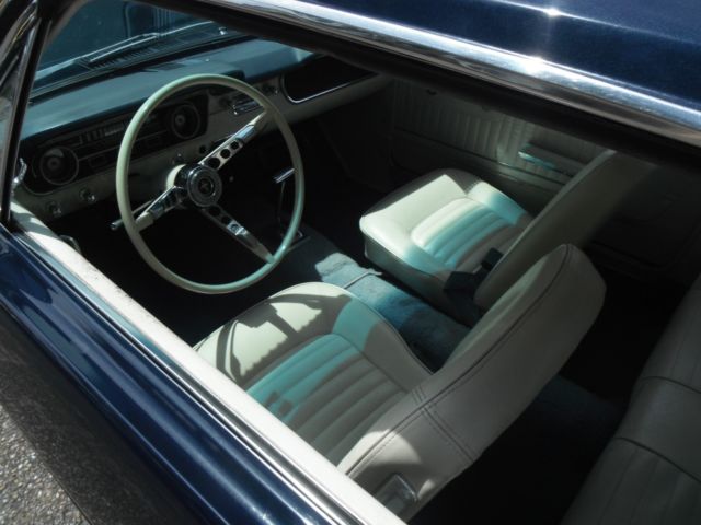 1966 Blue Ford Mustang Coupe