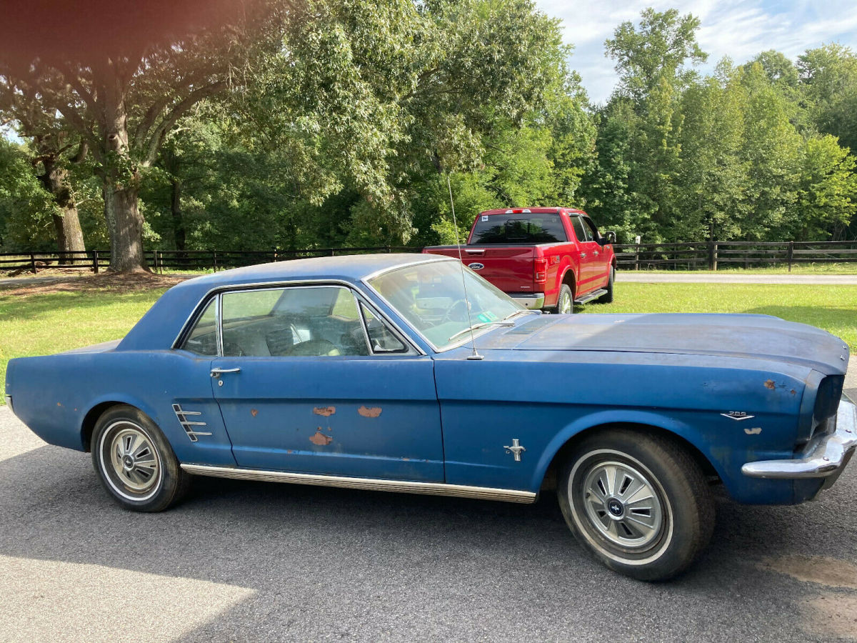 1966 Blue Ford Mustang Coupe