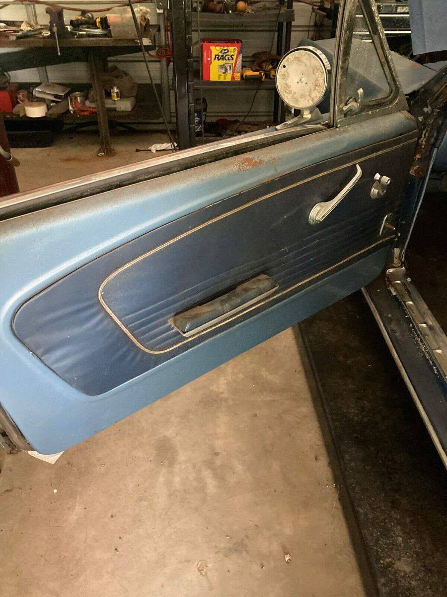 1966 Blue Ford Mustang Coupe