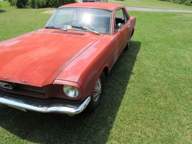 1966 Red Ford Mustang Coupe