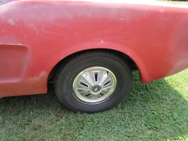 1966 Red Ford Mustang Coupe