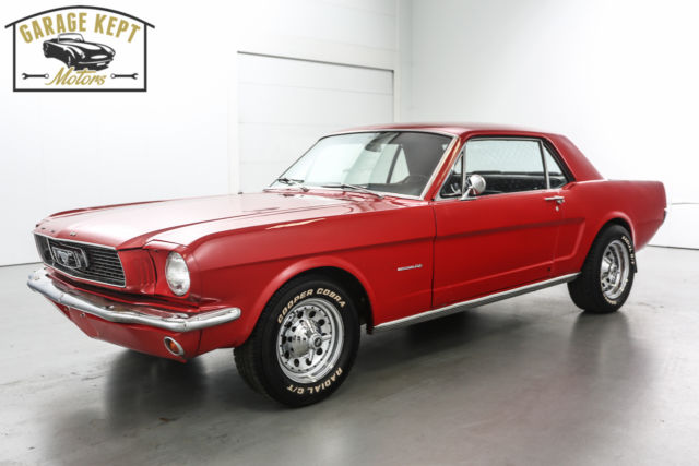 1966 Red Ford Mustang Coupe