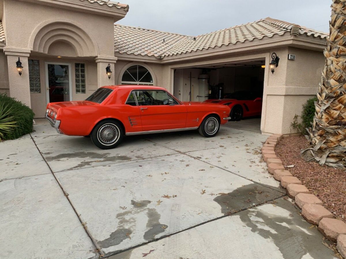 1965 Red Ford Mustang Coupe