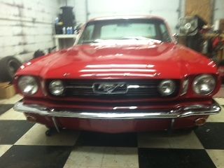 1966 Red Ford Mustang Coupe