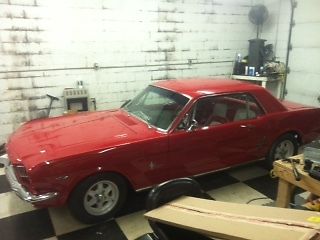 1966 Red Ford Mustang Coupe