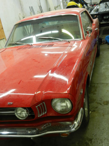 1966 Red Ford Mustang Coupe