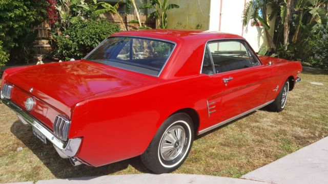 1966 Red Ford Mustang Coupe