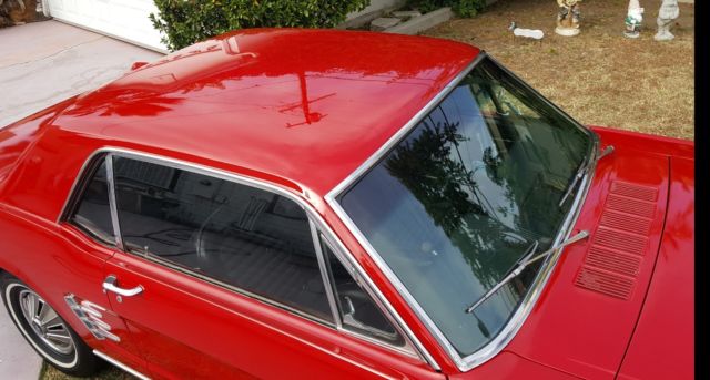 1966 Red Ford Mustang Coupe