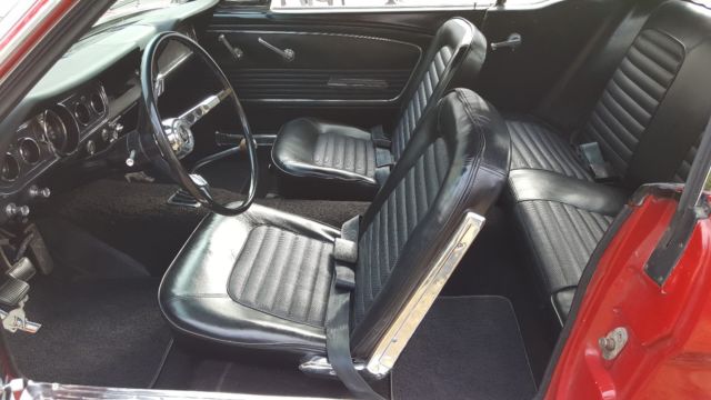 1966 Red Ford Mustang Coupe