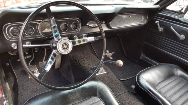 1966 Red Ford Mustang Coupe