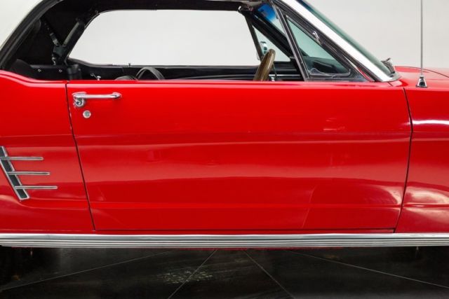 1966 Red Ford Mustang Convertible