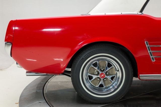 1966 Red Ford Mustang Convertible