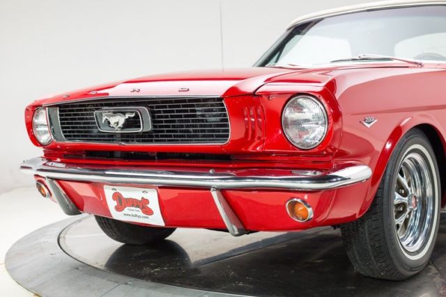 1966 Red Ford Mustang Convertible