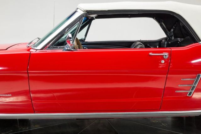 1966 Red Ford Mustang Convertible