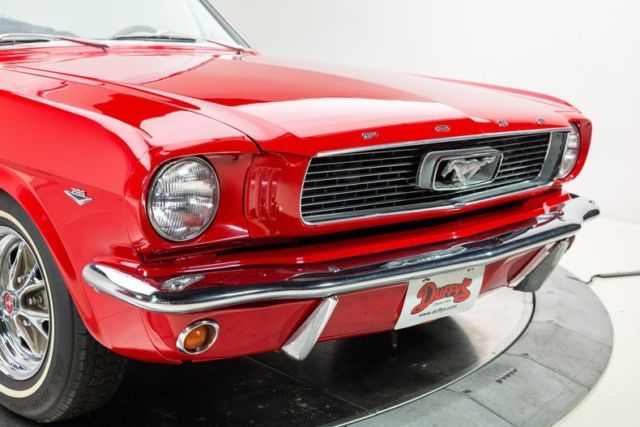 1966 Red Ford Mustang Convertible