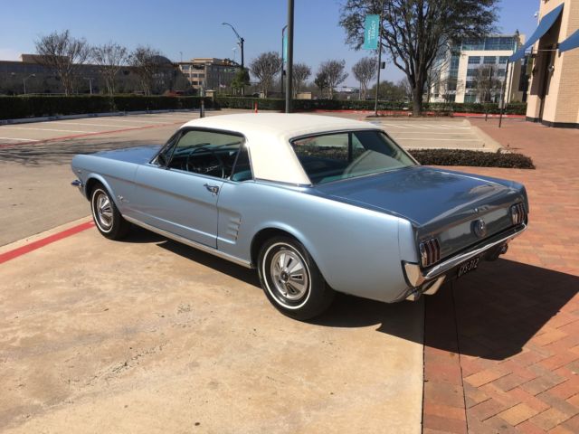 1966 Blue Ford Mustang Coupe