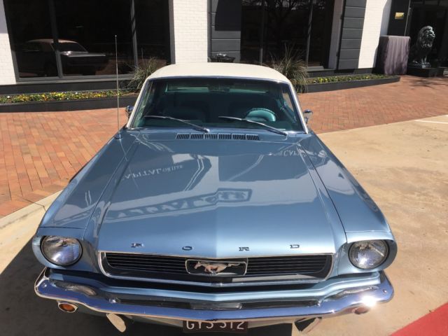1966 Blue Ford Mustang Coupe