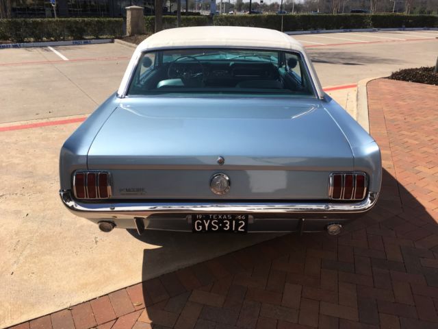 1966 Blue Ford Mustang Coupe