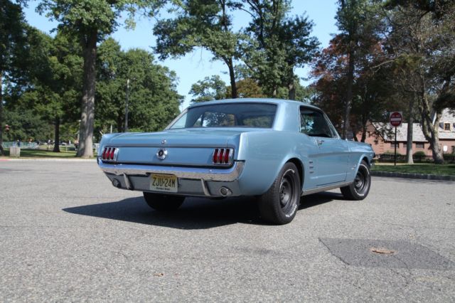 1966 Blue Ford Mustang --