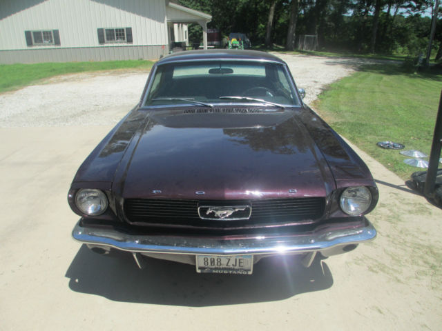 1966 Purple Ford Mustang Coupe