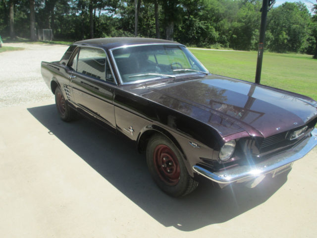 1966 Purple Ford Mustang Coupe