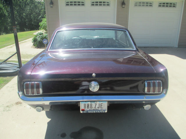 1966 Purple Ford Mustang Coupe