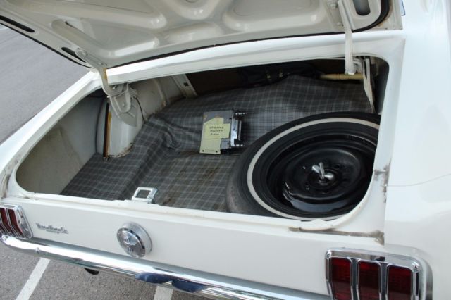 1966 White Ford Mustang Coupe