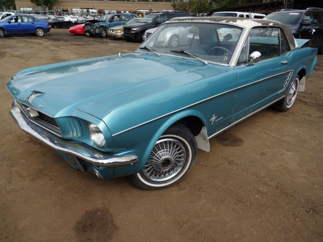 1966 Blue Ford Mustang Coupe