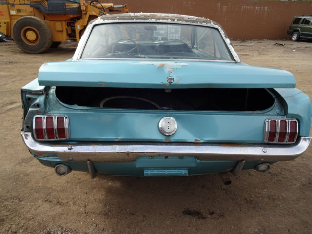 1966 Blue Ford Mustang Coupe