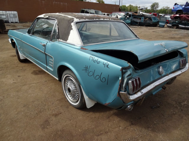 1966 Blue Ford Mustang Coupe