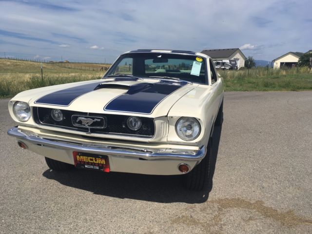 1966 White Ford Mustang Coupe
