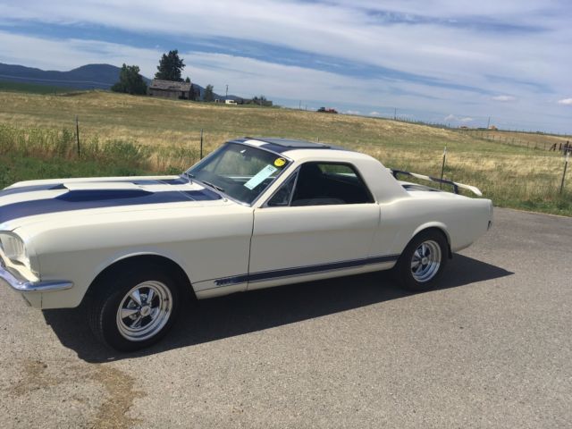 1966 White Ford Mustang Coupe