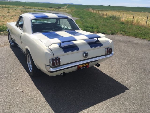 1966 White Ford Mustang Coupe