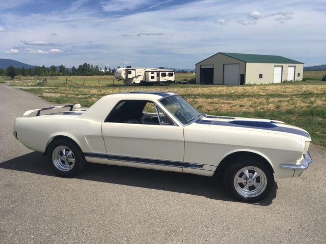 1966 White Ford Mustang Coupe