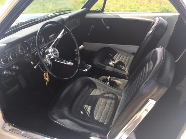 1966 White Ford Mustang Coupe