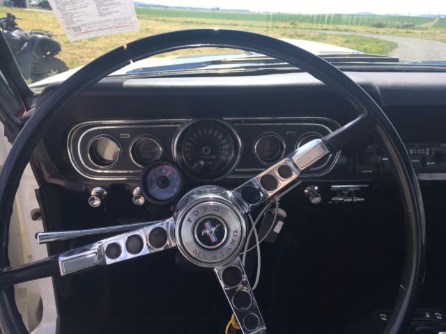 1966 White Ford Mustang Coupe
