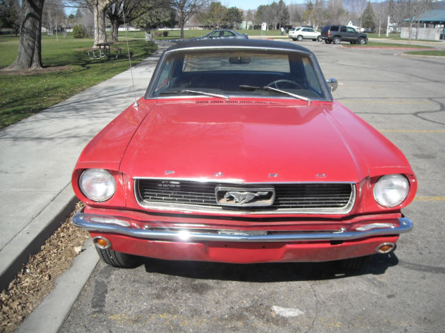 1966 Red Ford Mustang Coupe