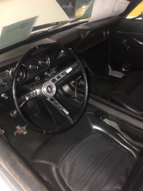 1966 White Ford Mustang Coupe