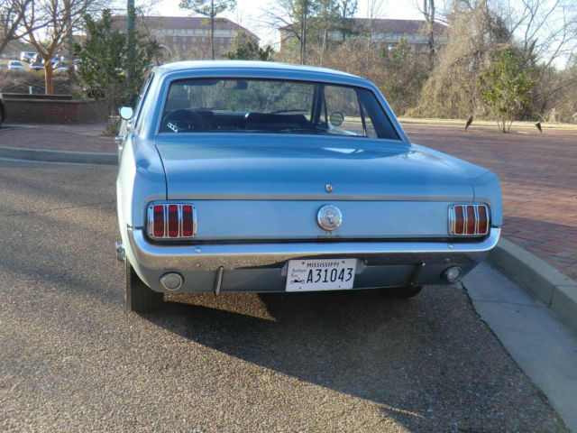1966 Blue Ford Mustang U/K