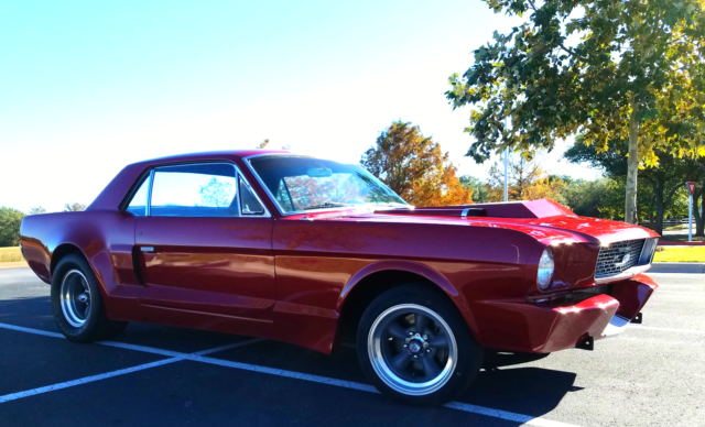 1966 Red Ford Mustang Coupe